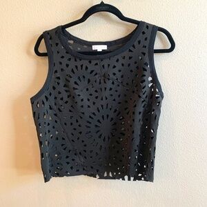 Leith cut out sleeveless top